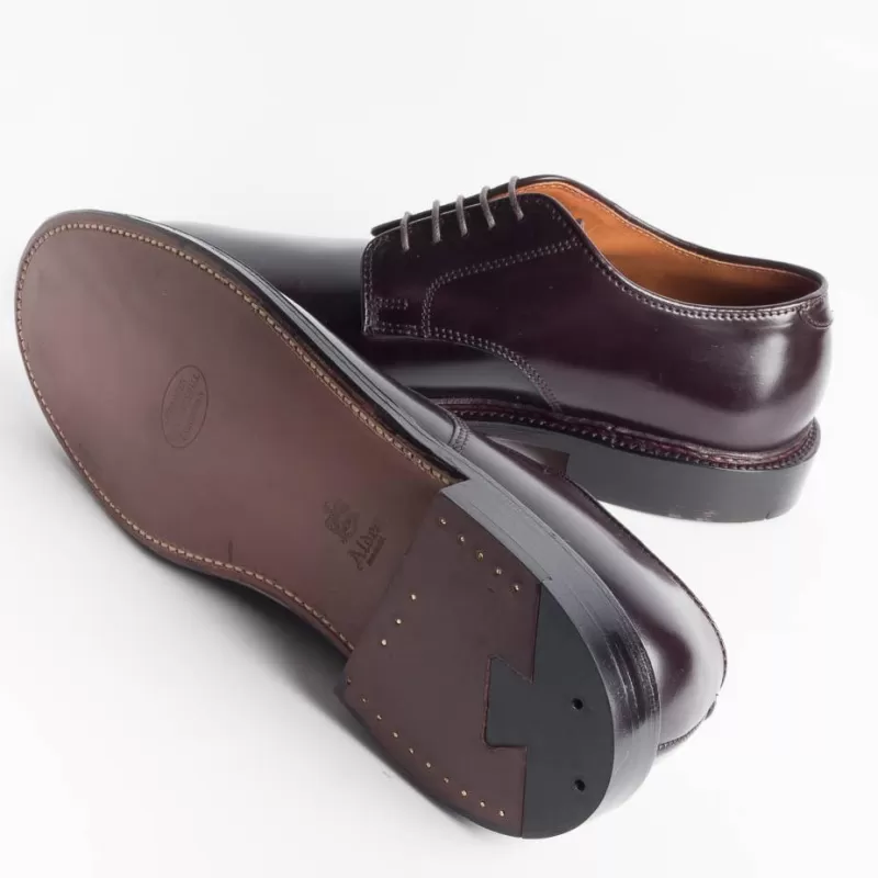 Men Alden Derby And Oxford Shoes* - 2938 F - Derby Cordovan Burgundy Smooth