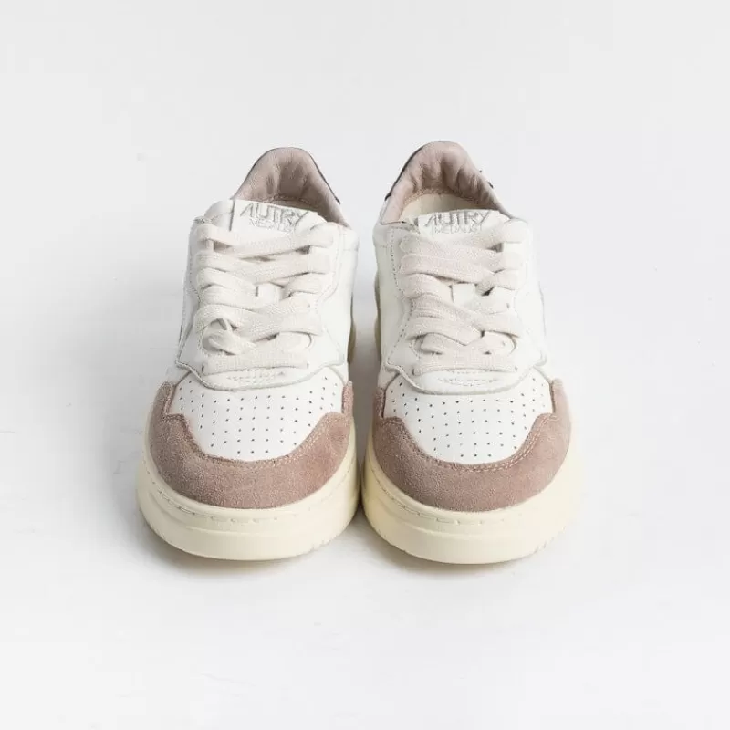 Women AUTRY - Collezione donna Sneakers*Autry - Aulw Gs20 - Sneakers - Low Wom Suede Leat - White Dove Black