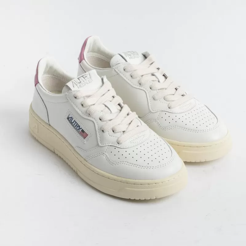 Women AUTRY - Collezione donna Sneakers*Autry - Aulw Ll55 -Sneakers Low Wom All Leat - Mauve White