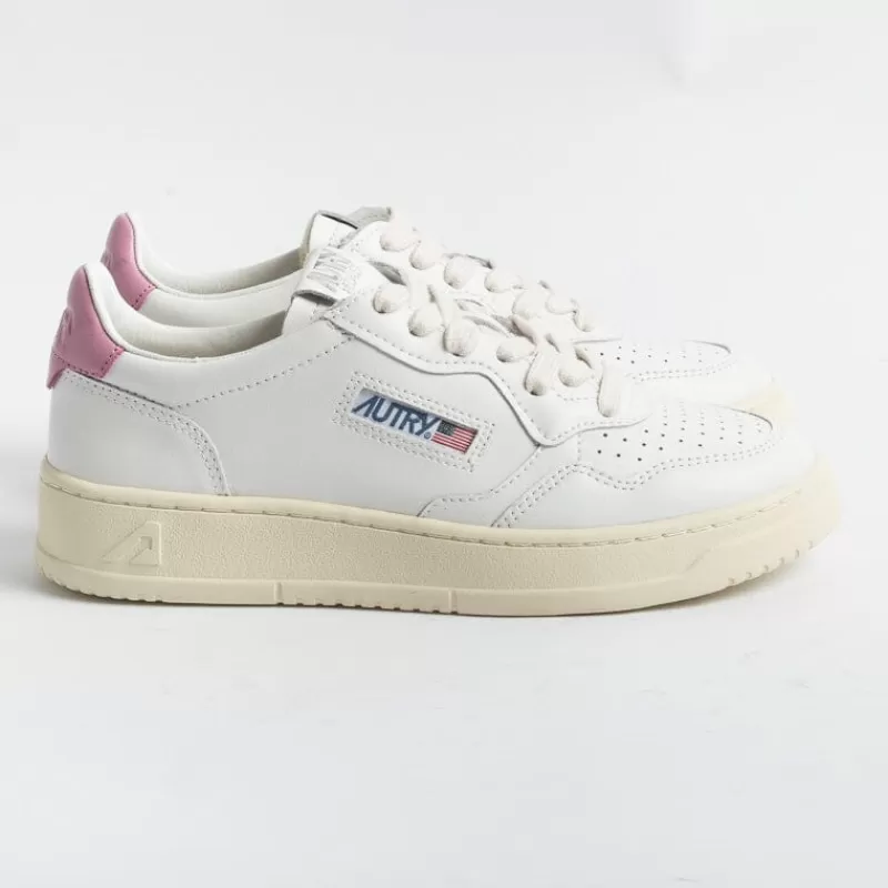 Women AUTRY - Collezione donna Sneakers*Autry - Aulw Ll55 -Sneakers Low Wom All Leat - Mauve White