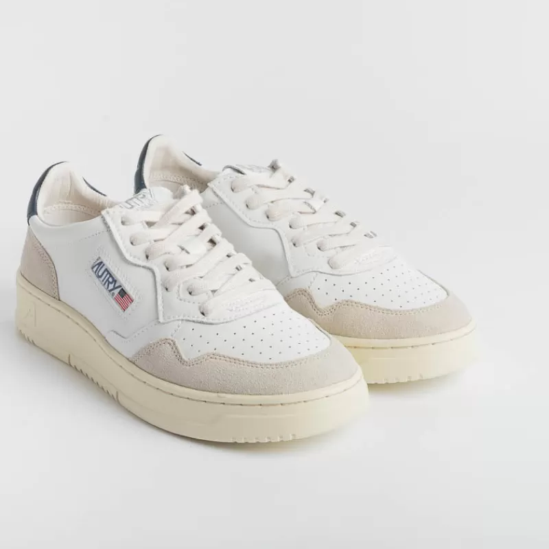 Men AUTRY - Collezione uomo Sneakers*Autry Sneakers Aulm Ls28 - Low Man All Leat/Suede - White Blue