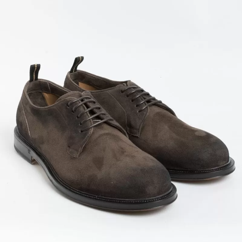 Men FABI Derby And Oxford Shoes* - Derby -Fu0842 - Vintage Dark Brown Suede