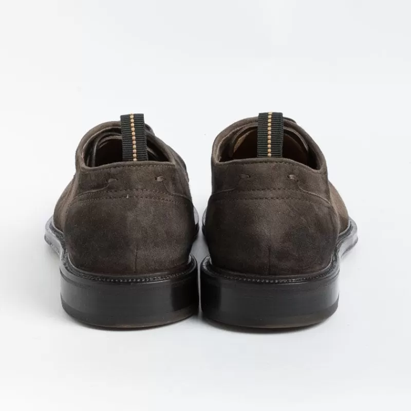 Men FABI Derby And Oxford Shoes* - Derby -Fu0842 - Vintage Dark Brown Suede