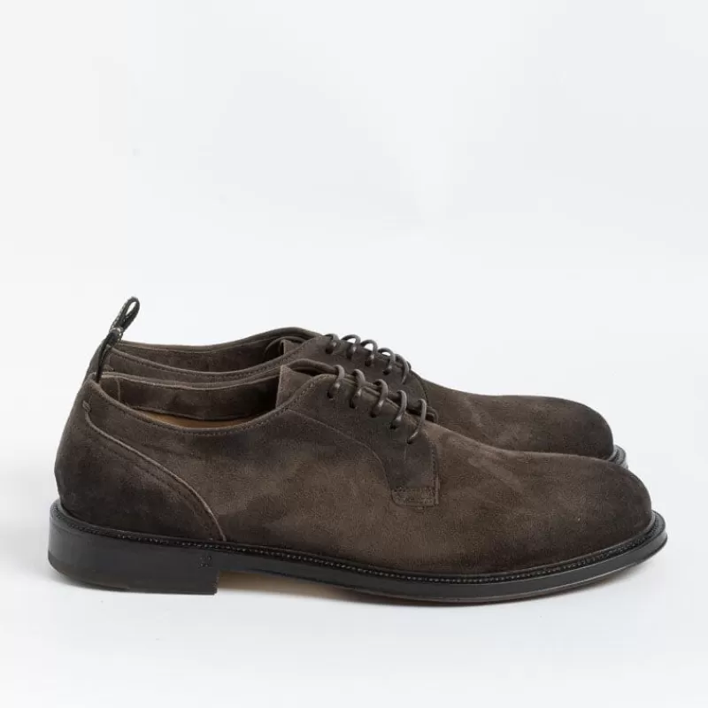 Men FABI Derby And Oxford Shoes* - Derby -Fu0842 - Vintage Dark Brown Suede