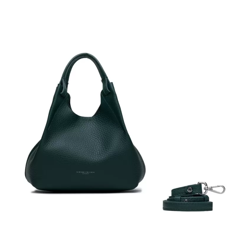 Women Gianni Chiarini Tote Bags* - Bs 9719 - Dua - Deep Green Testa Di Moro