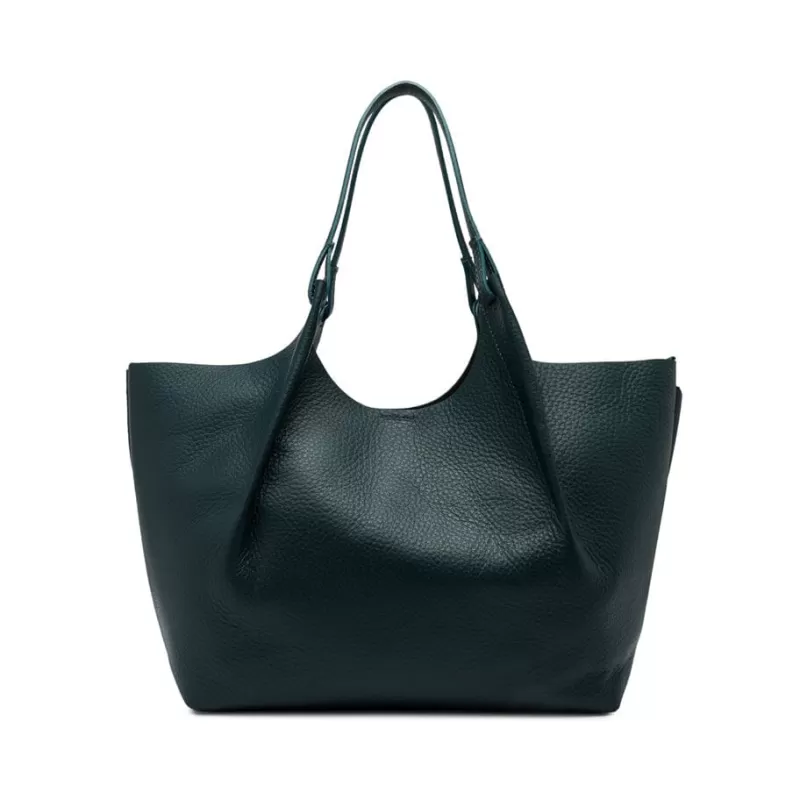 Women Gianni Chiarini Tote Bags* - Bs 9720 - Dua - Deep Green Testa Di Moro
