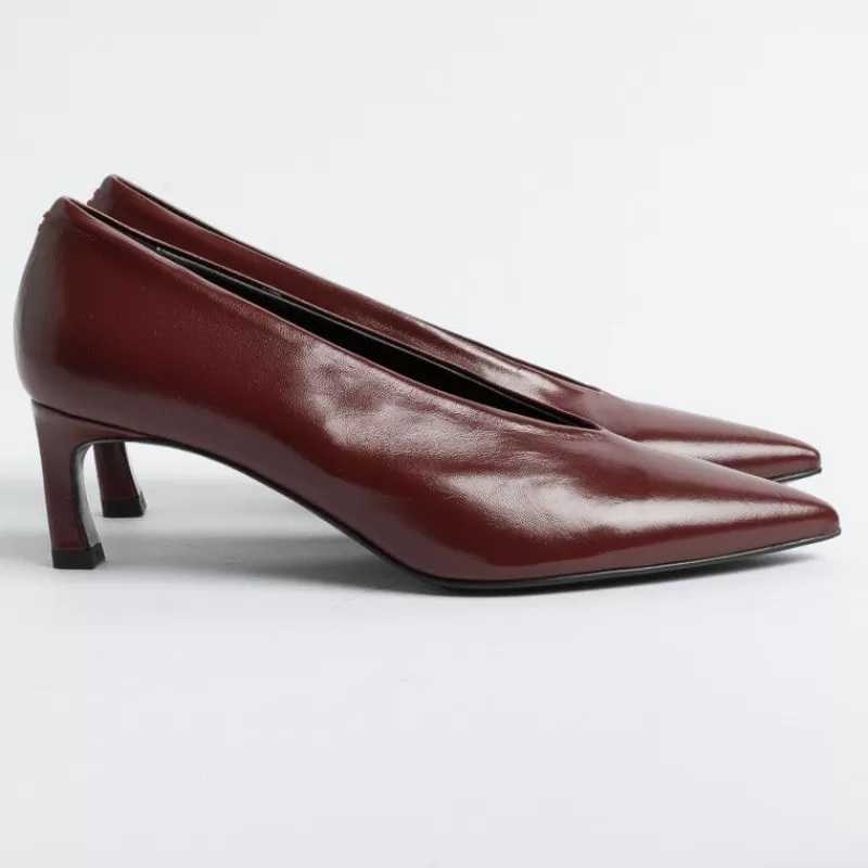 Women HALMANERA Decollete Decollete Vale 01 Glaze Mahogany Magliano Shoes